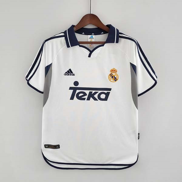 Tailandia Camiseta Real Madrid Primera equipo Retro 2000 2001